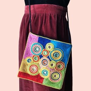 Decorative Crossbody Bedazzled Purse